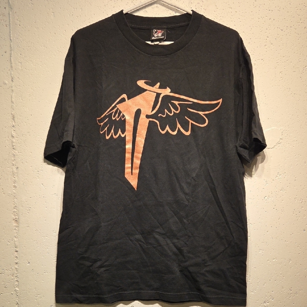 The Freshnes - Copper Angel Wings Graphic T-Shirt (Large)
